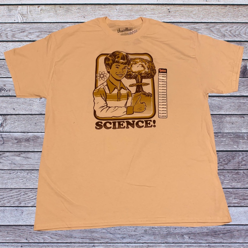 Steven Rhodes Funny Science Explosion Shirt USA Halloween Horror Adam Bomb Atom